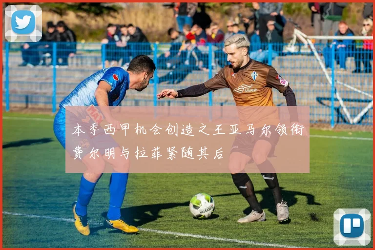 本季西甲机会创造之王亚马尔领衔费尔明与拉菲紧随其后